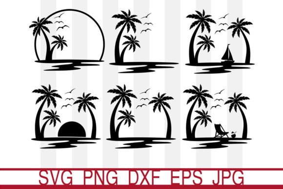 Download Beach Svg, Palm Tree Svg - Premium Resources