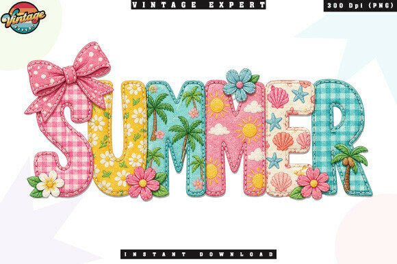 Download Tropical Beach Summer Patchwork PNG - Premium Resources