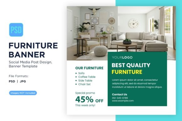 Download Best Quality Furniture Banner Design - Quality Collection