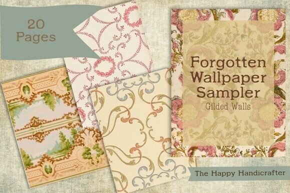 Download Gilded Walls Damask Papers - Gilded Collection